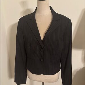 NWT Express Black Pinstripe Blazer